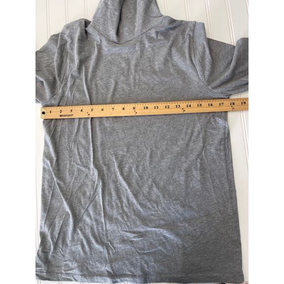 Old Navy Lightweight Turtleneck Tops Shirts Red Blue Gray Bundle 3 - Size Large - Picture 7 of 12